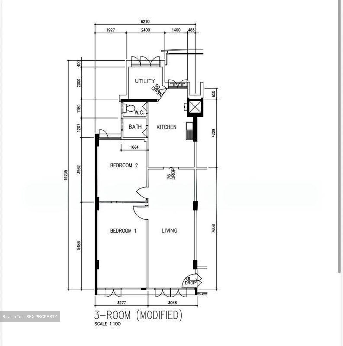 Blk 20 Dover Ville (Queenstown), HDB 3 Rooms #613182171